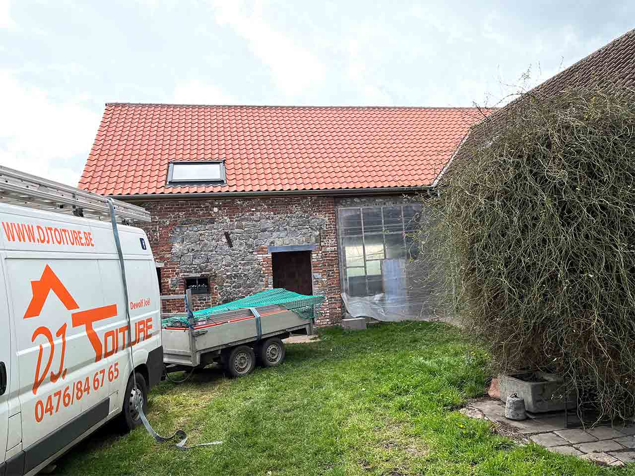 Construction de toiture neuve